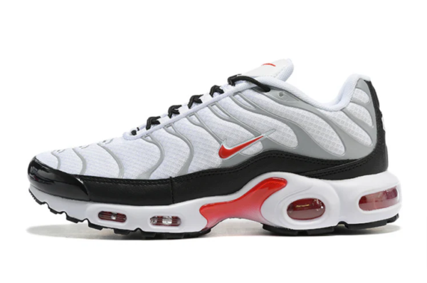 Air Max Plus TN Photon Dust Varsity Red Particle Grey Shoes