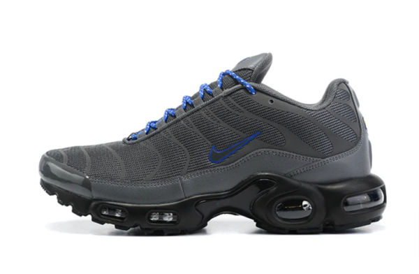 Air Plus TN Smoke Grey Reflective Blue Shoes
