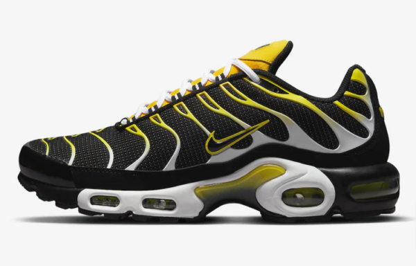 Air Plus TN black yellow Silver Shoes