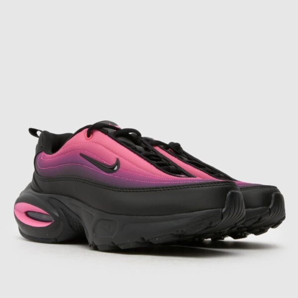air max portal trainers in black pink